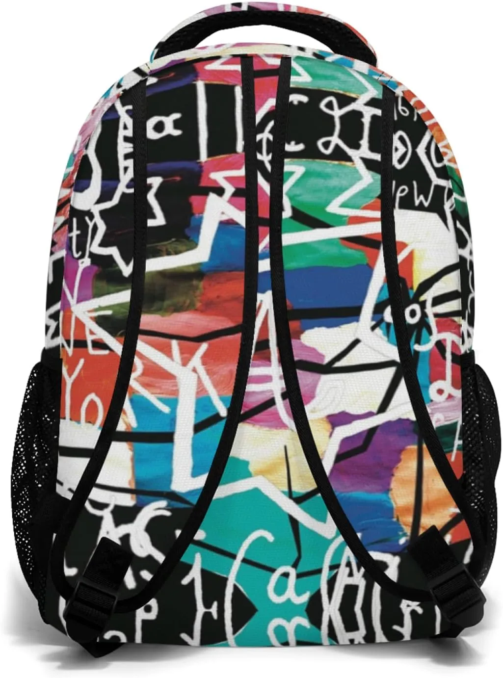 Funny Graffiti Art Backpack, Laptop Backpack with Multiple Pockets for Adult Hiking Travel Work 17 Inch
