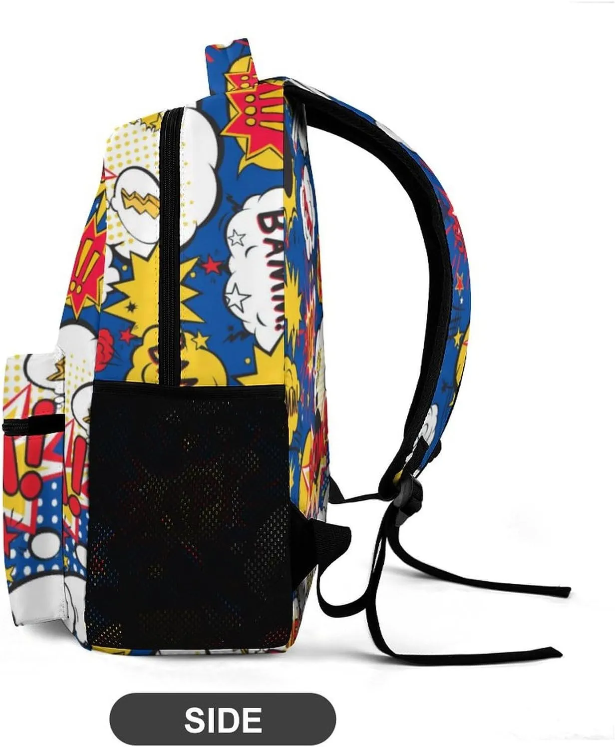 Funny Graffiti Art Backpack, School Backpack Laptop Backpack with Multiple Pockets for Kids Adult