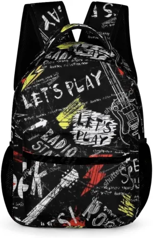 Funny Graffiti Art Backpack, School Backpack Laptop Backpack with Multiple Pockets for Kids Adult