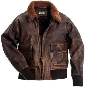 G1 Aviotor Bomber Leather Jacket, Military Aviator Vintage Bomber Jacket, Goatskin G-1 Aviator Jacket, 1938