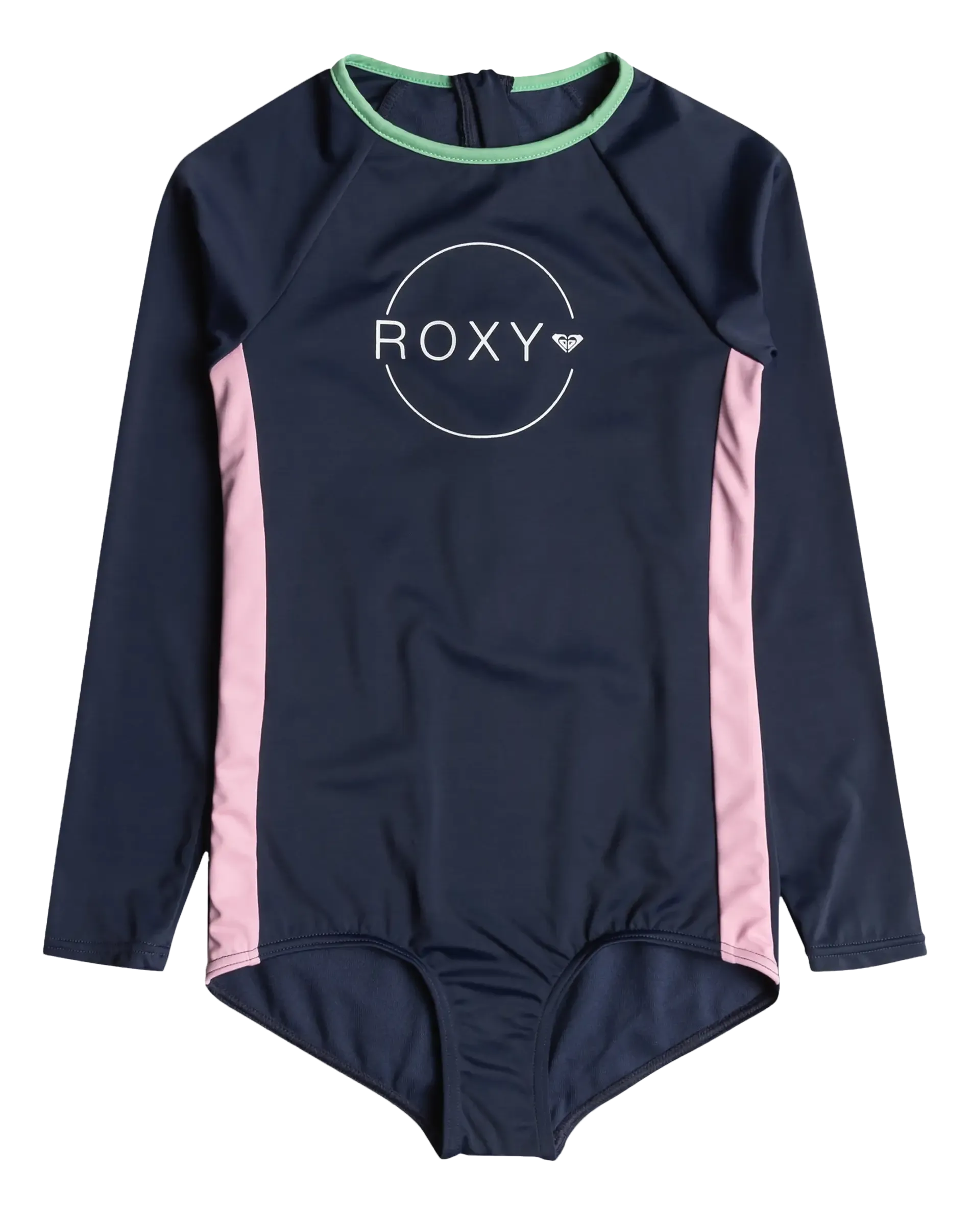 Girls Ilacabo Long Sleeve Swimsuit in Naval Academy