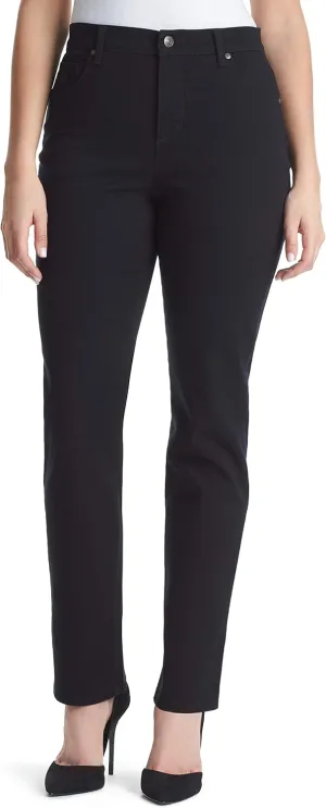 Gloria Vanderbilt Womens Amanda Classic High Rise Tapered Jean Petite