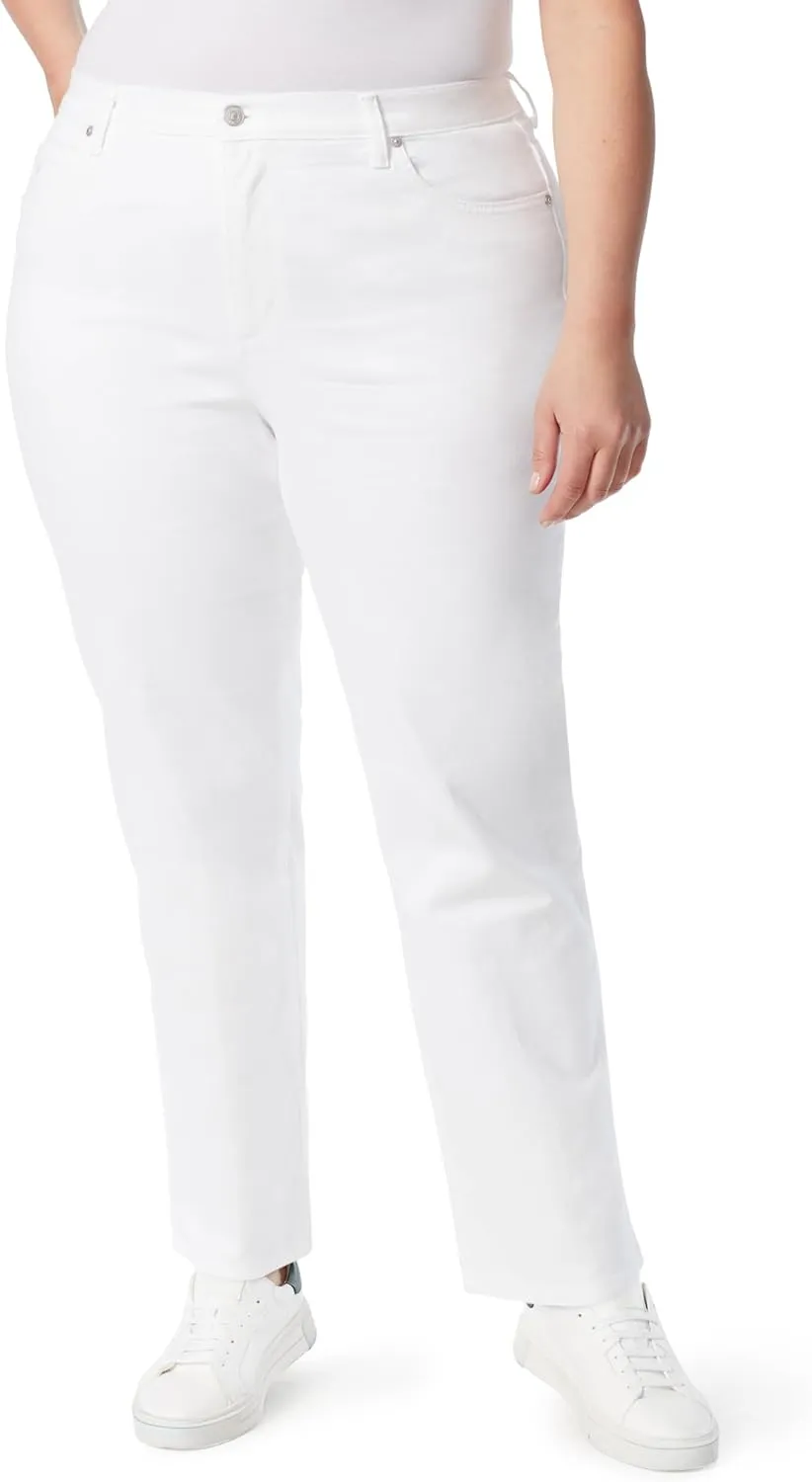 Gloria Vanderbilt Women's Amanda Classic High Rise Tapered Jean Plus Size