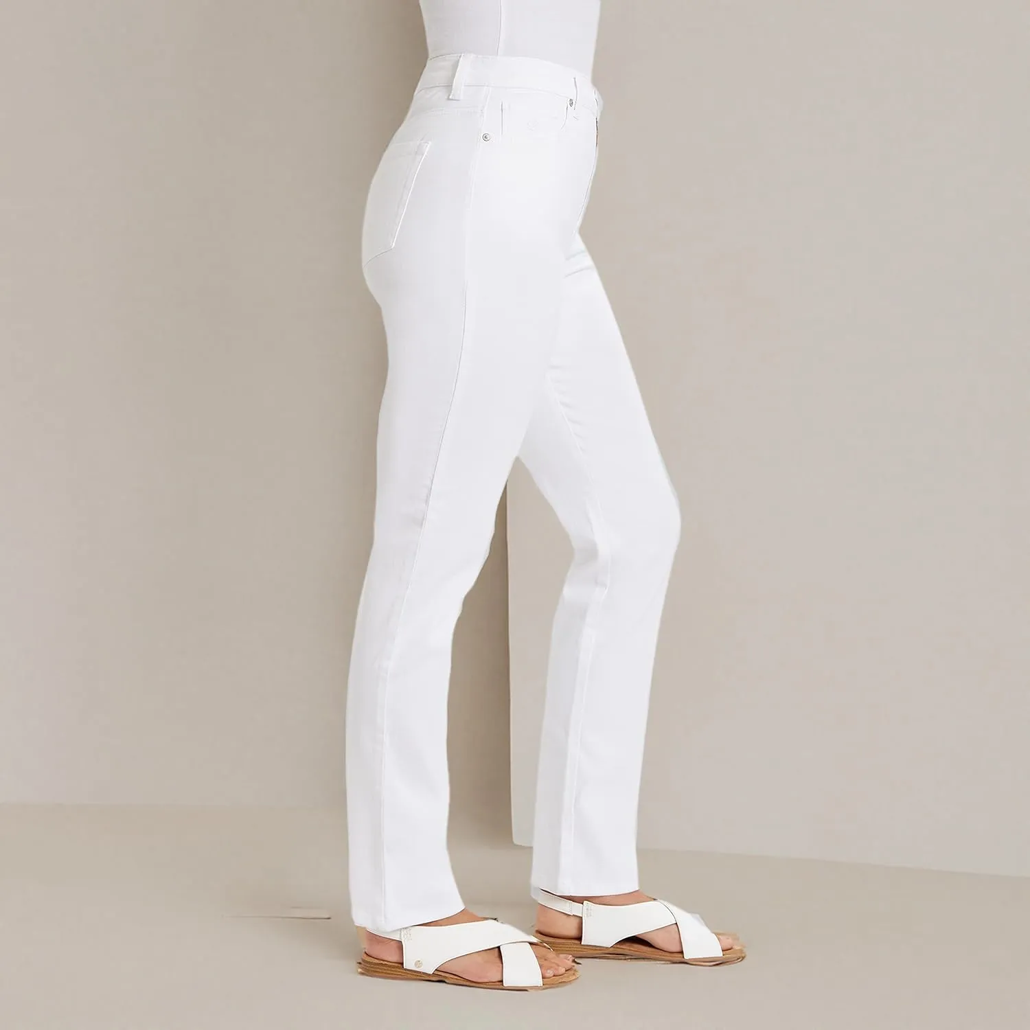 Gloria Vanderbilt Women's Amanda Classic High Rise Tapered Jean Plus Size