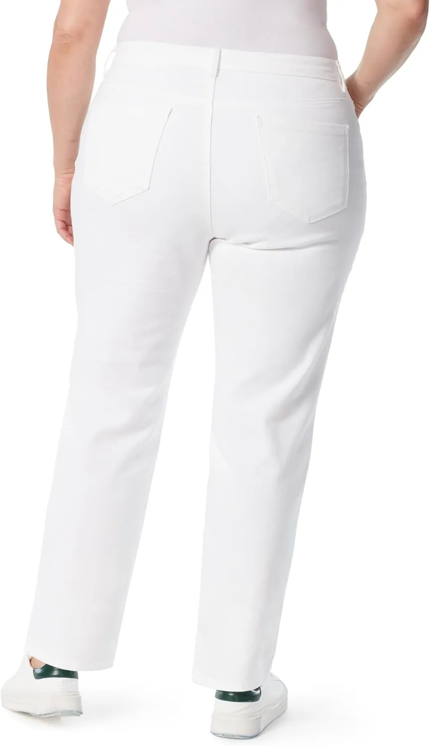 Gloria Vanderbilt Women's Amanda Classic High Rise Tapered Jean Plus Size