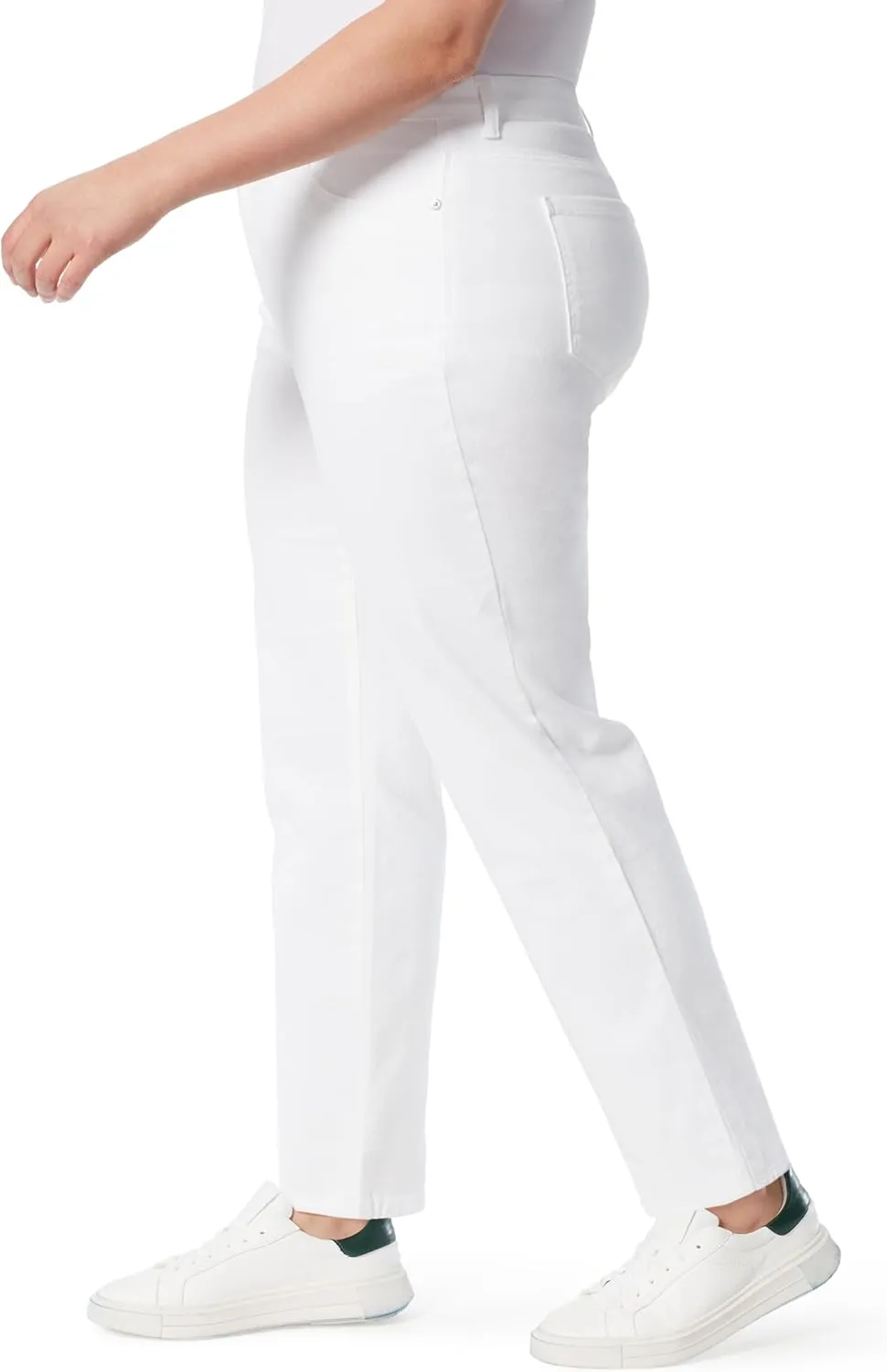 Gloria Vanderbilt Women's Amanda Classic High Rise Tapered Jean Plus Size