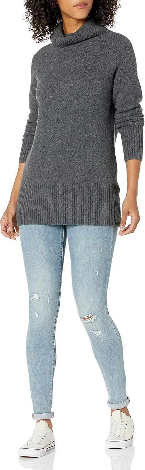 Goodthreads Women's Boucle Turtleneck Sweater