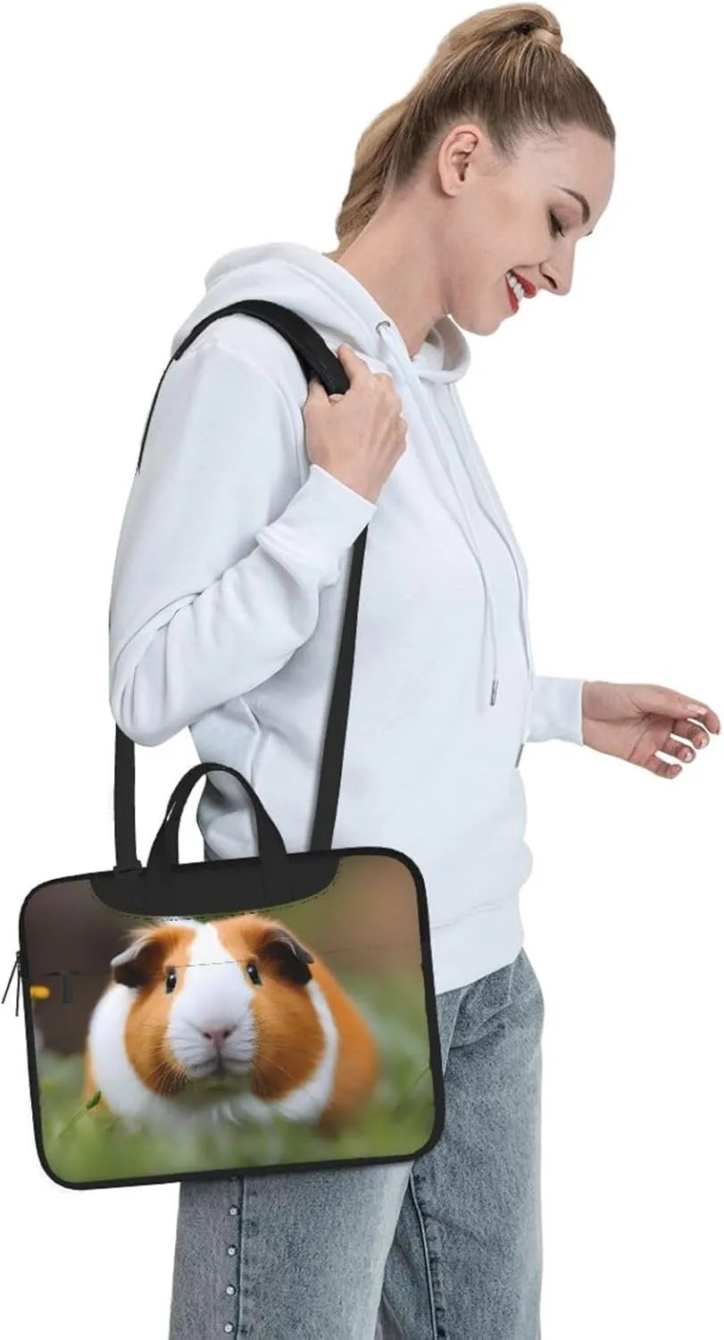 Guinea Pigs Prints Laptop Bag - with Soft Interior, Multiple Pockets - Ideal for Men, Travel and Business