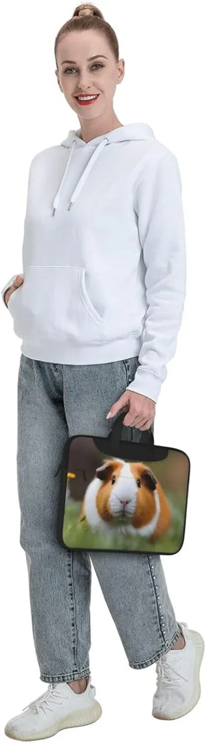 Guinea Pigs Prints Laptop Bag - with Soft Interior, Multiple Pockets - Ideal for Men, Travel and Business