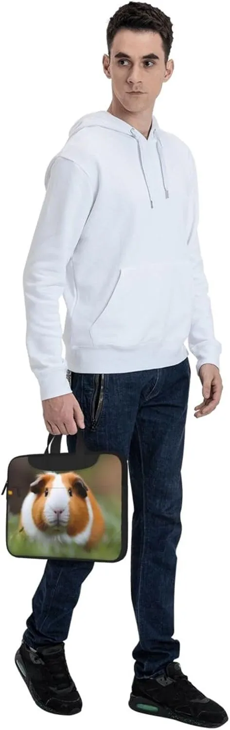 Guinea Pigs Prints Laptop Bag - with Soft Interior, Multiple Pockets - Ideal for Men, Travel and Business