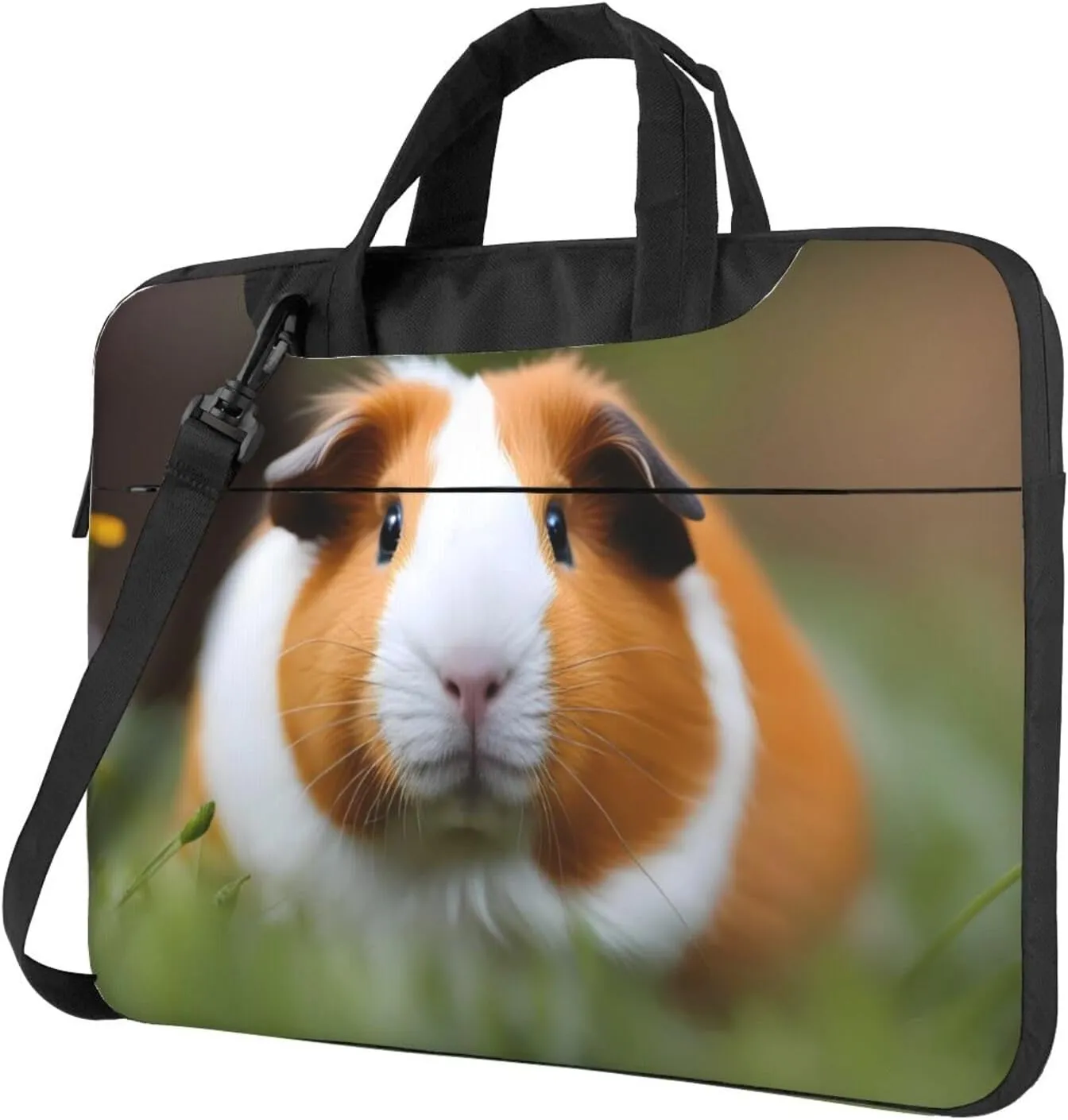 Guinea Pigs Prints Laptop Bag - with Soft Interior, Multiple Pockets - Ideal for Men, Travel and Business
