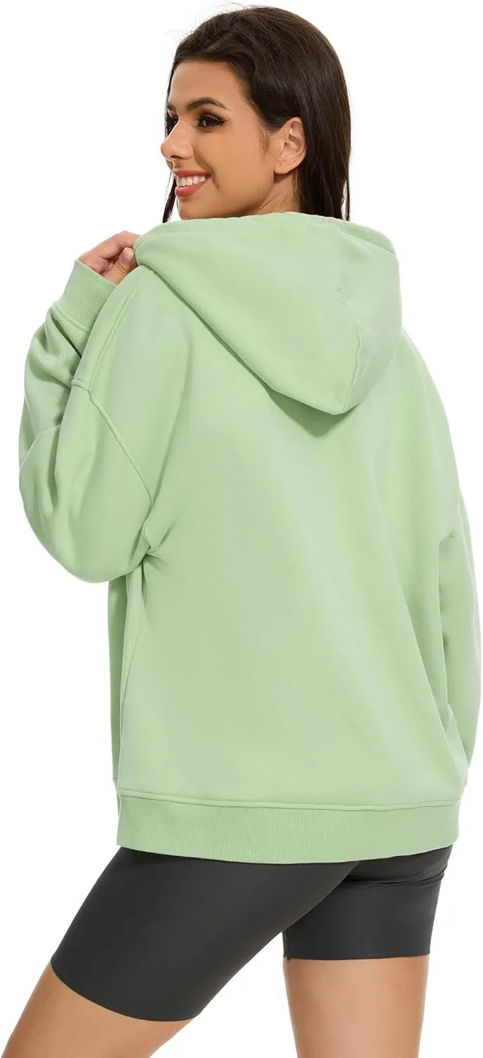 Halloween Womens Oversized Hoodies Fleece Sweatshirts Long Sleeve Sweaters Pullover Fall Outfits with Pocket