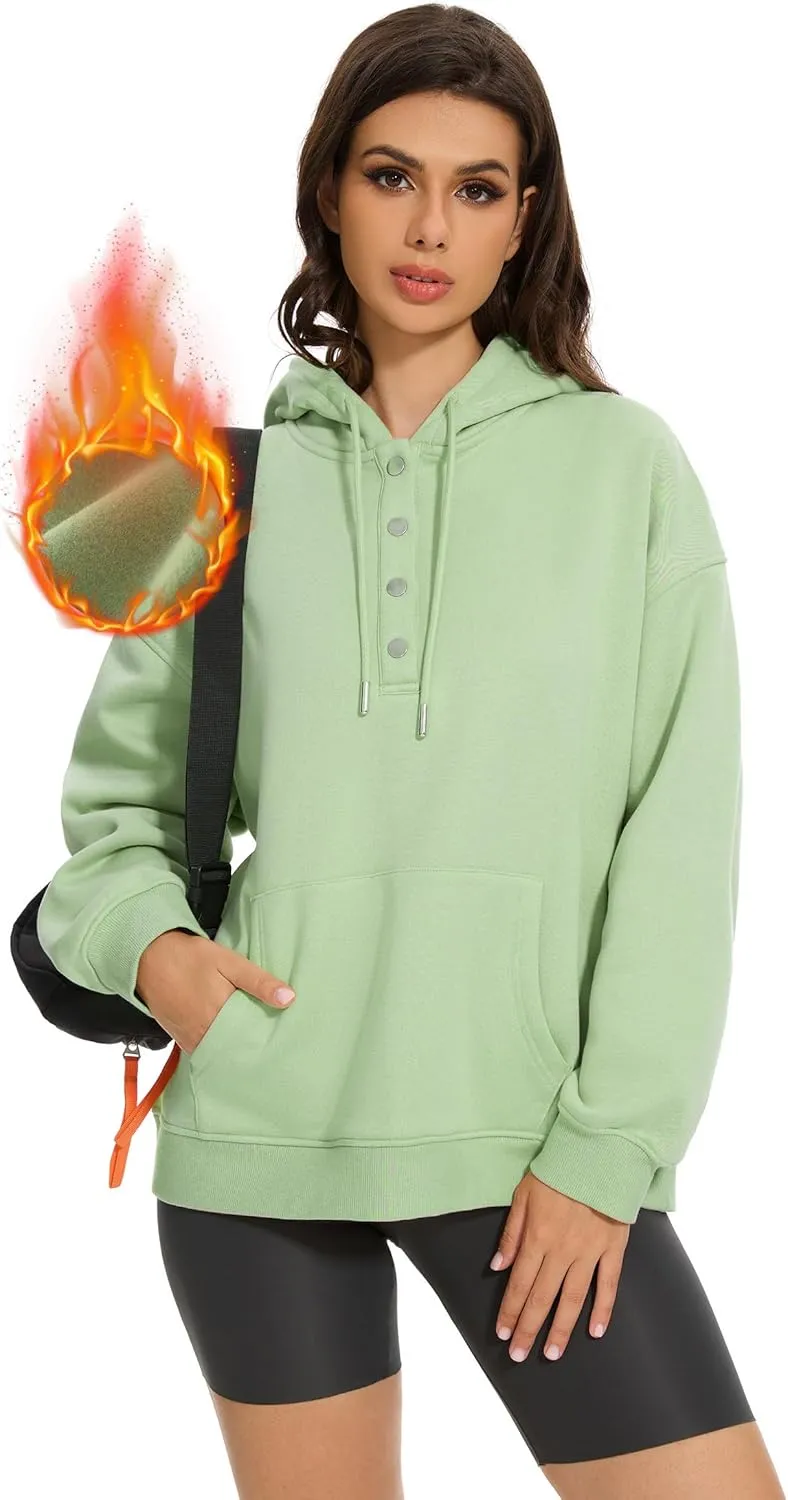 Halloween Womens Oversized Hoodies Fleece Sweatshirts Long Sleeve Sweaters Pullover Fall Outfits with Pocket