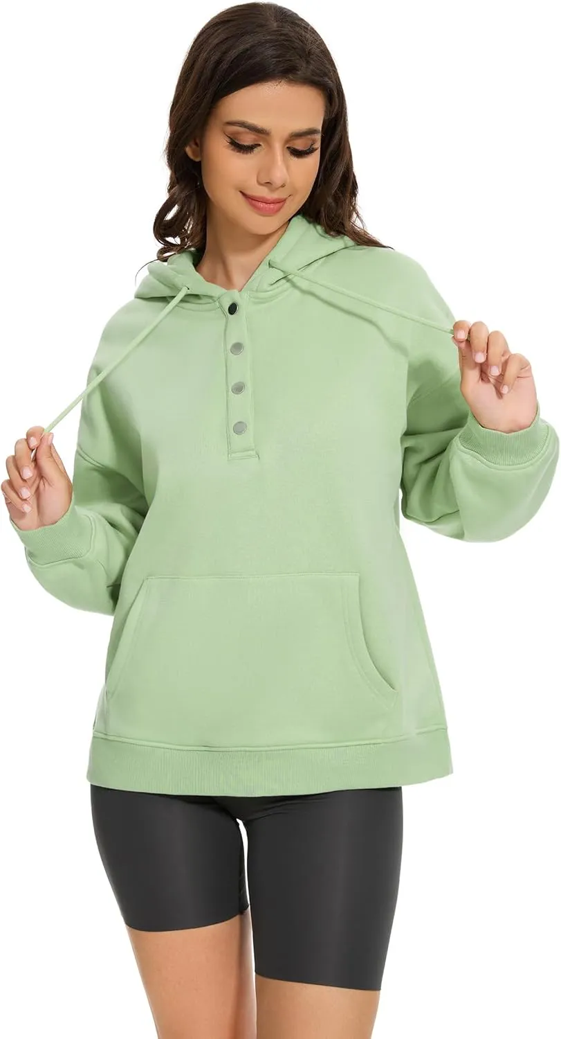 Halloween Womens Oversized Hoodies Fleece Sweatshirts Long Sleeve Sweaters Pullover Fall Outfits with Pocket