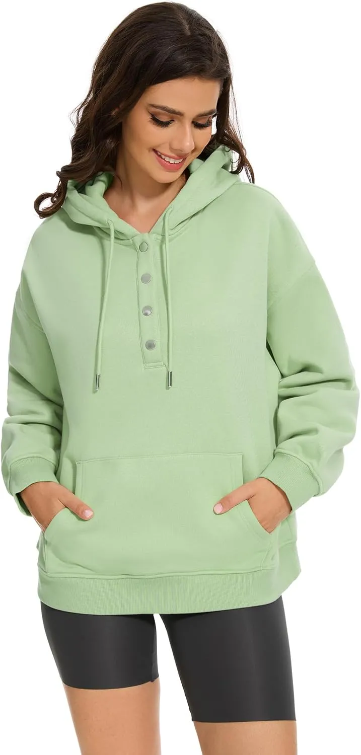 Halloween Womens Oversized Hoodies Fleece Sweatshirts Long Sleeve Sweaters Pullover Fall Outfits with Pocket