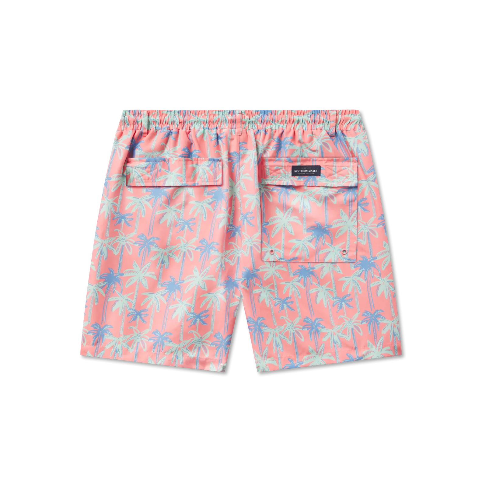 Harbor Swim Trunk - Neon Palms