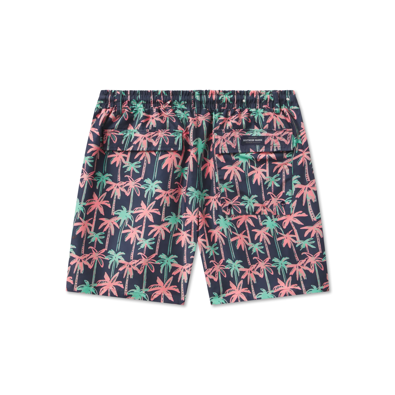 Harbor Swim Trunk - Neon Palms