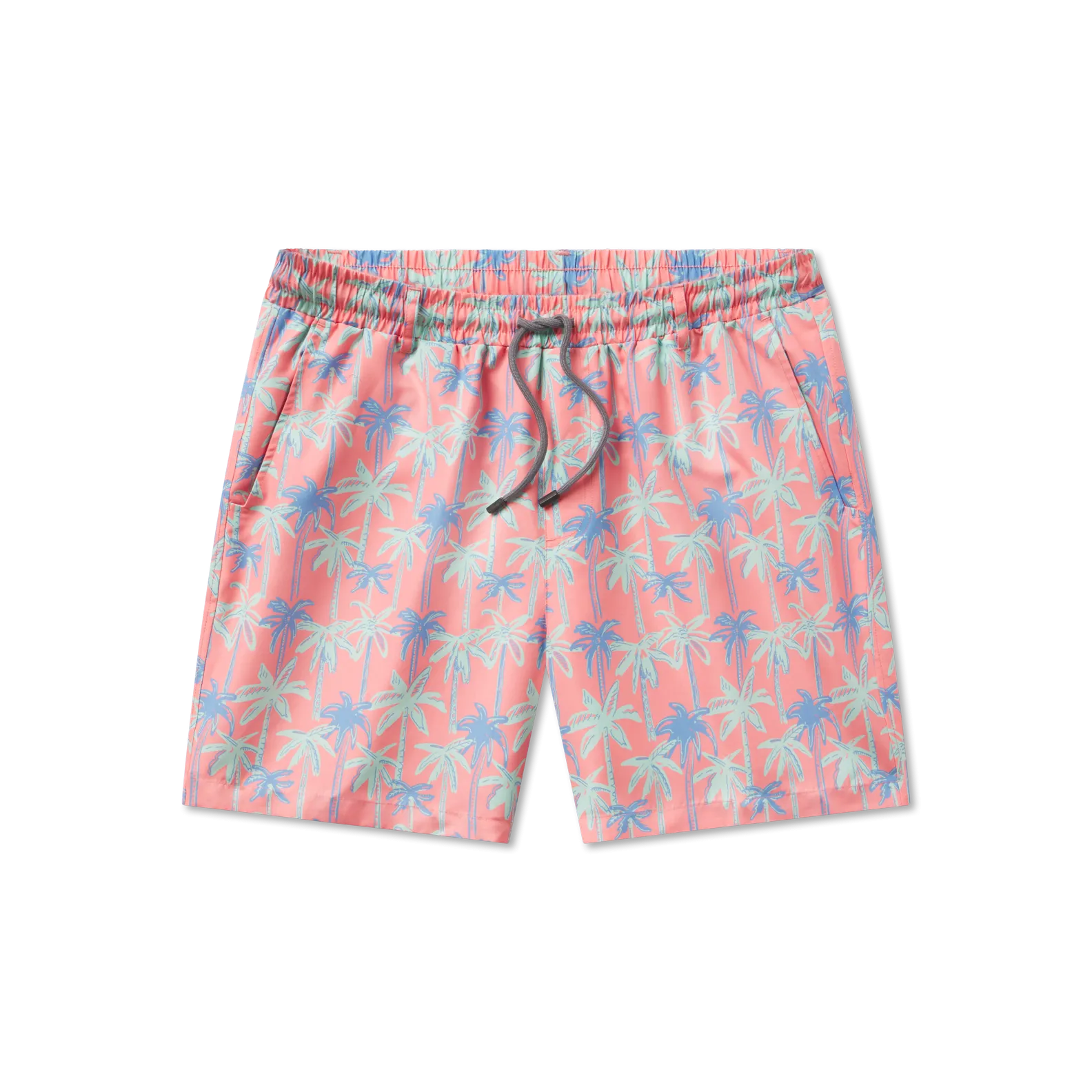 Harbor Swim Trunk - Neon Palms