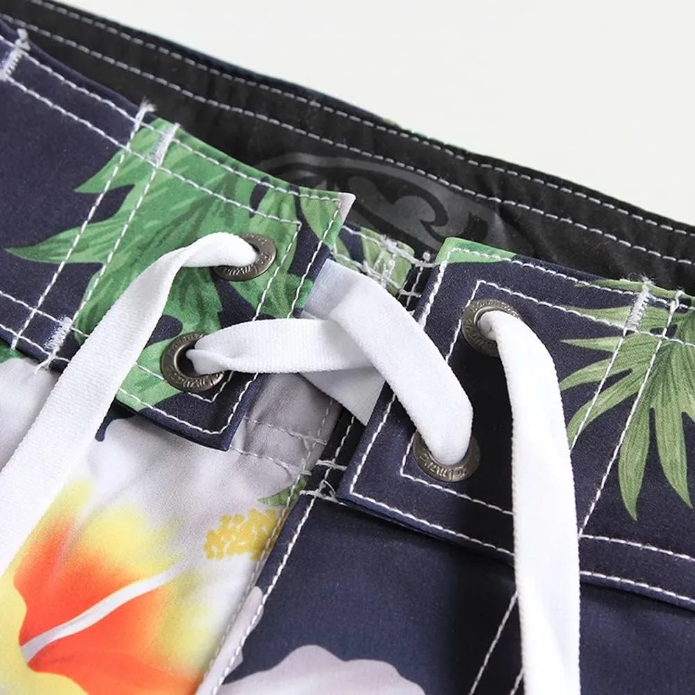 Hawaiian Microfiber, 4-Way Stretch and Stonewashed Boardshorts - Multiple Pockets