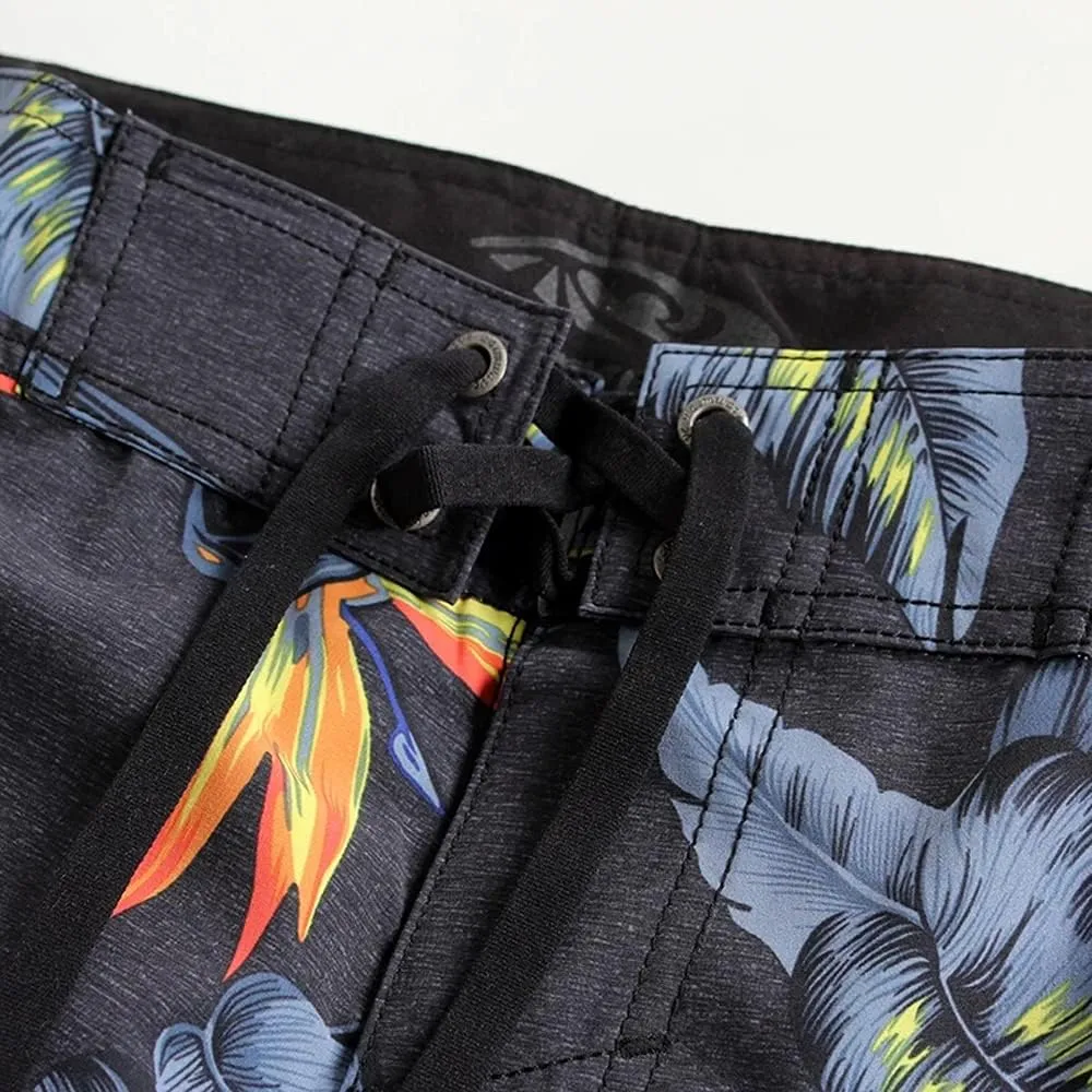 Hawaiian Microfiber, 4-Way Stretch and Stonewashed Boardshorts - Multiple Pockets