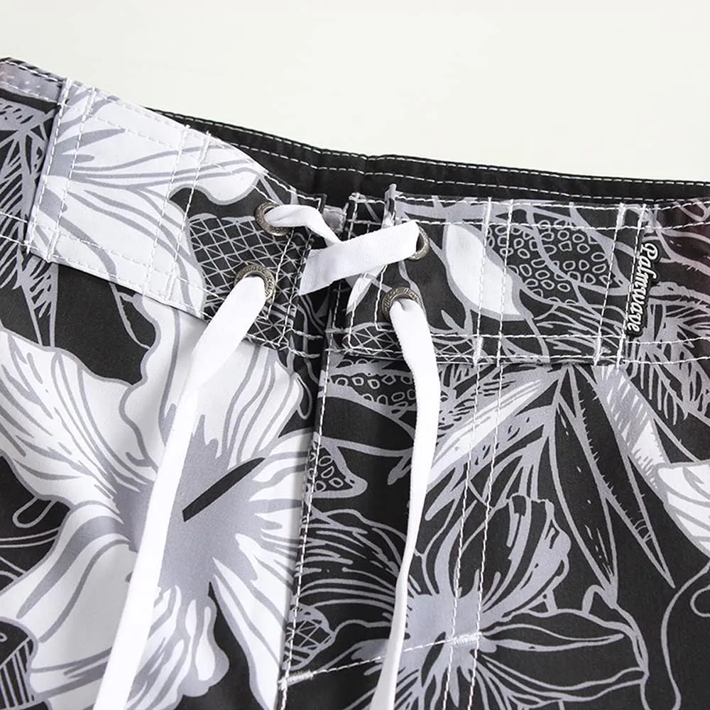 Hawaiian Microfiber, 4-Way Stretch and Stonewashed Boardshorts - Multiple Pockets