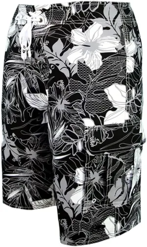 Hawaiian Microfiber, 4-Way Stretch and Stonewashed Boardshorts - Multiple Pockets