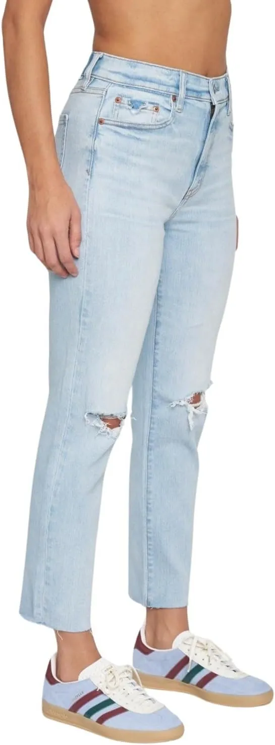 High Rise Slim Straight Daily Driver in Inked by Daze Denim
