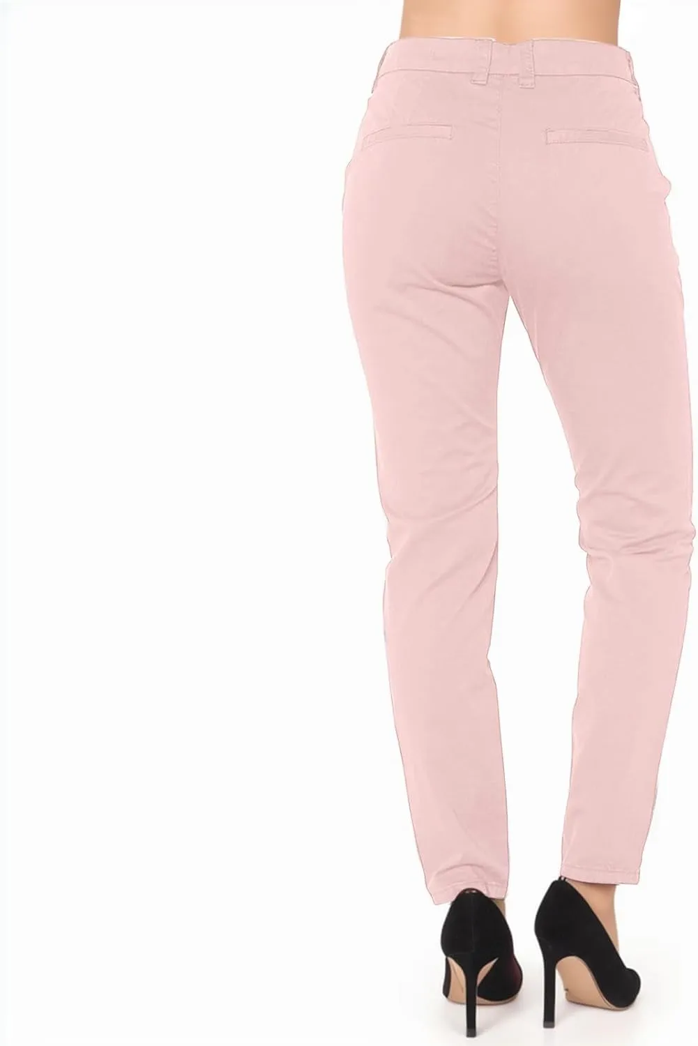 High Waisted Business Pants for Women Straight Leg Pleated Elegant Office Slacks Stretchy Dress Trousers with Pockets