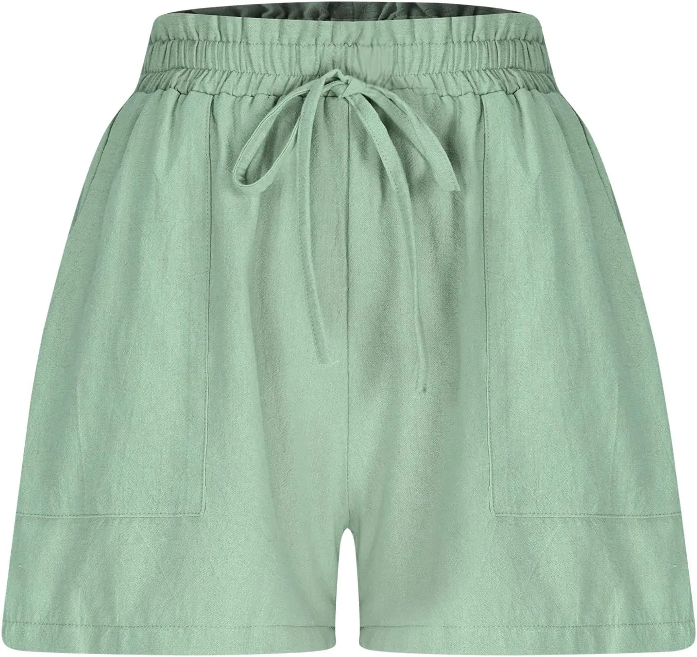 High Waisted Shorts for Women Dressy Casual Summer Shorts with Pockets