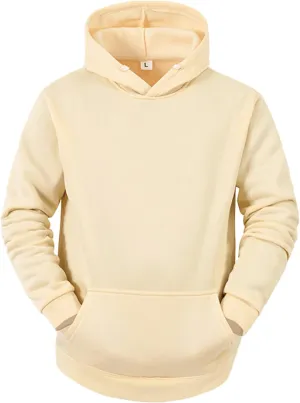 Hoodies For Men Fleece Pullover Autumn And Winter Hooded Sweater Long Sleeve Sweater Top