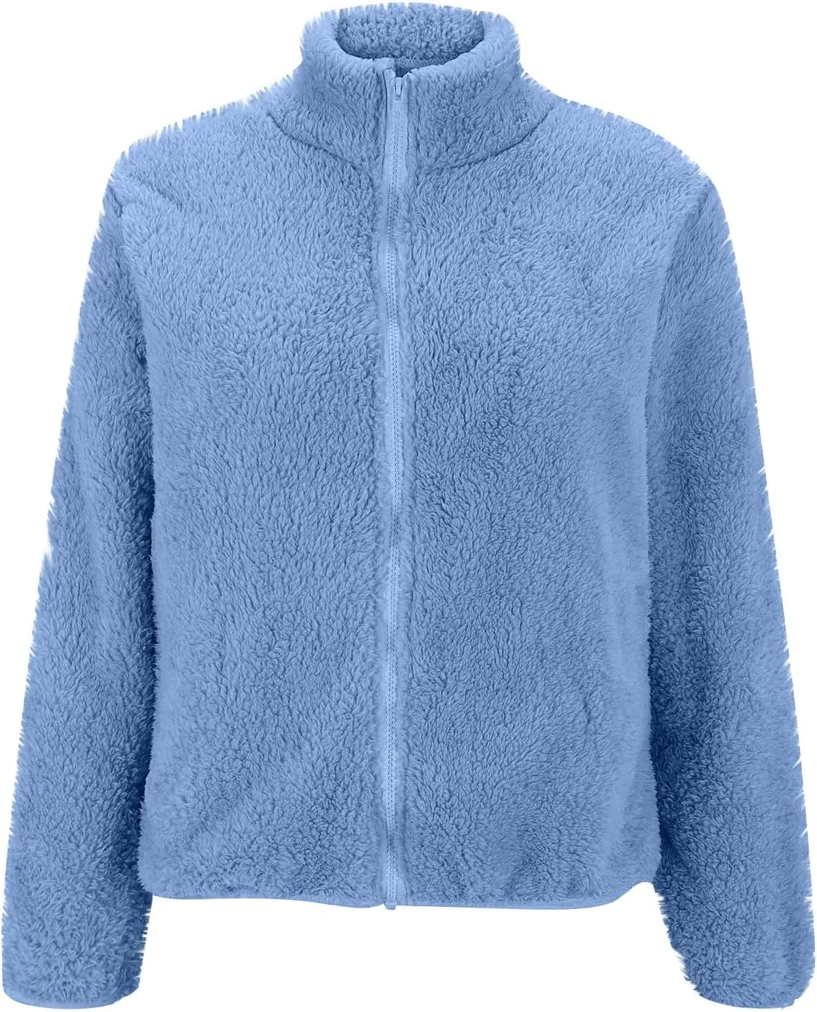 Hoodies for Women Zip Up Comfy Warm Plus Size Teddy Jackets with Pockets Lightweight Fleece Fall Winter Coats