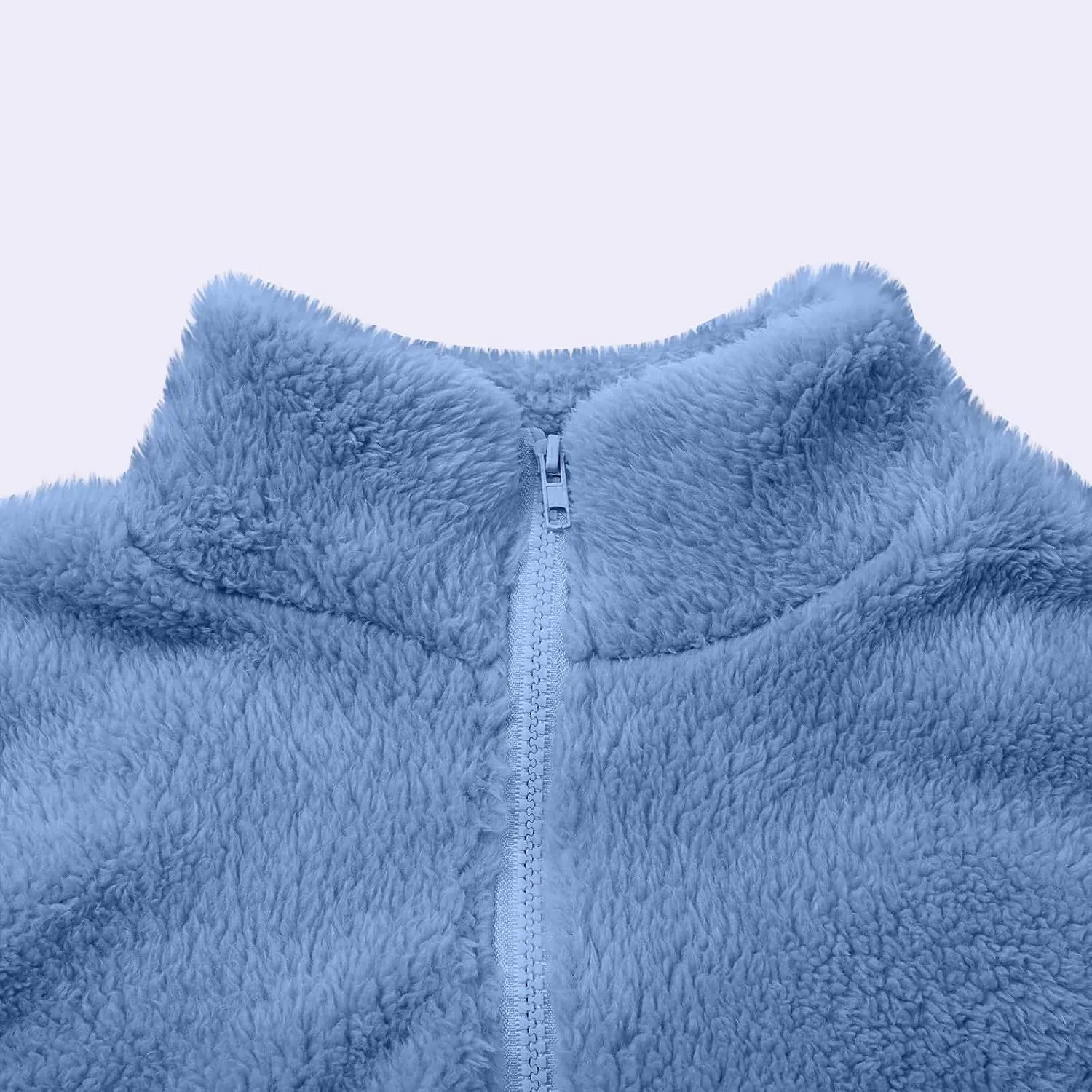 Hoodies for Women Zip Up Comfy Warm Plus Size Teddy Jackets with Pockets Lightweight Fleece Fall Winter Coats