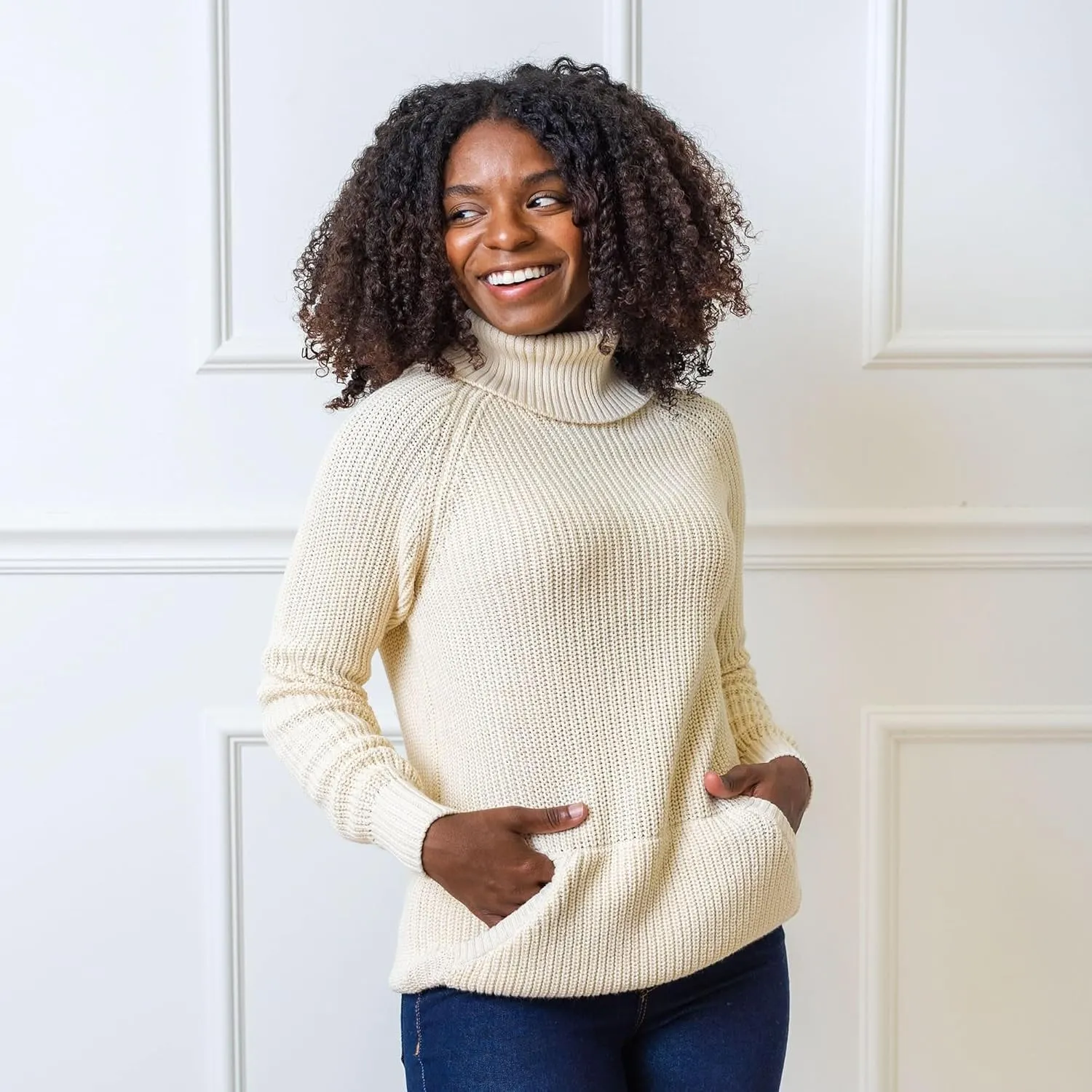 Hope & Henry Women's Turtleneck Sweater