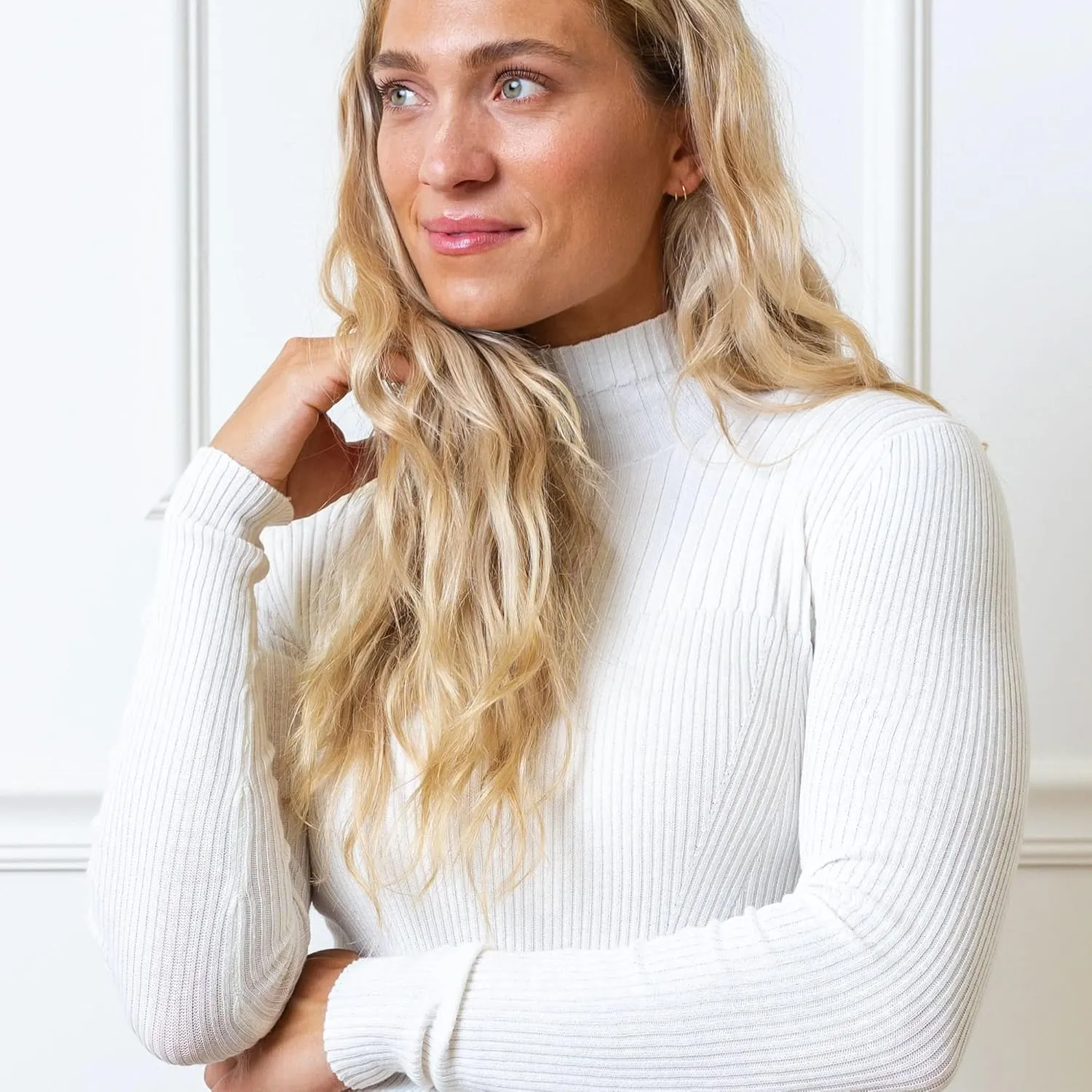 Hope & Henry Women's Turtleneck Sweater