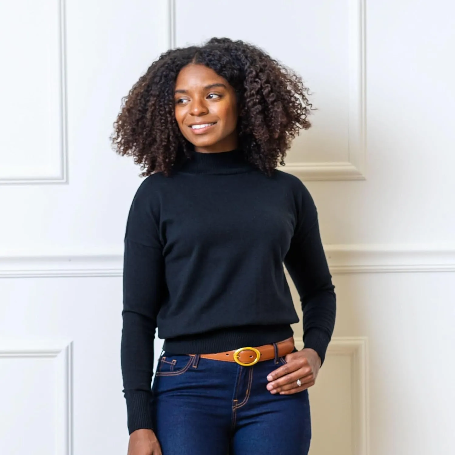 Hope & Henry Women's Turtleneck Sweater