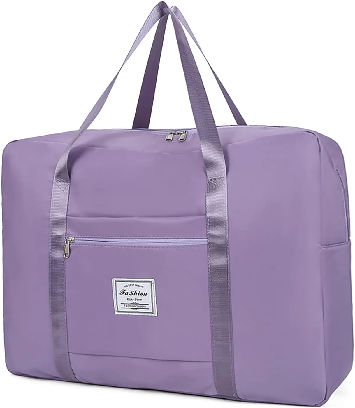IMCUZUR Purple Travel Duffel Bag, Spirit/Frontier Personal Item, 17x13x6 Inches, Water-Resistant, Durable