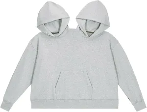 Jongdari Couples Hoodies, Two Person Hoodie Couple Sweaters Funny Matching Hoodies