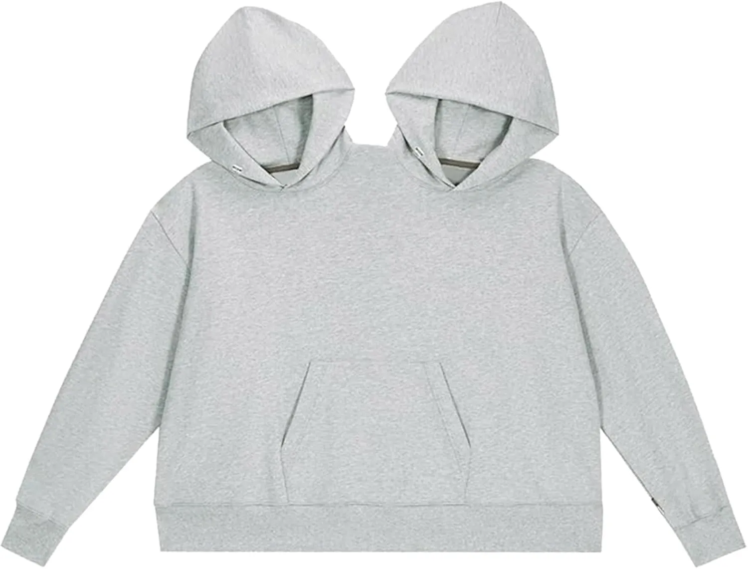 Jongdari Couples Hoodies, Two Person Hoodie Couple Sweaters Funny Matching Hoodies