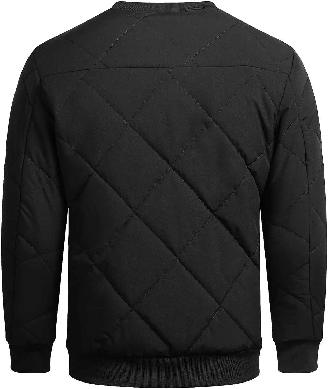 JYHBHMZG Men Jacket Casual Autumn Winter Jacket Thicken Mens Clothing Streetwear Cotton Padded Jacket Slim Fit Coat Male NWT32Khaki M