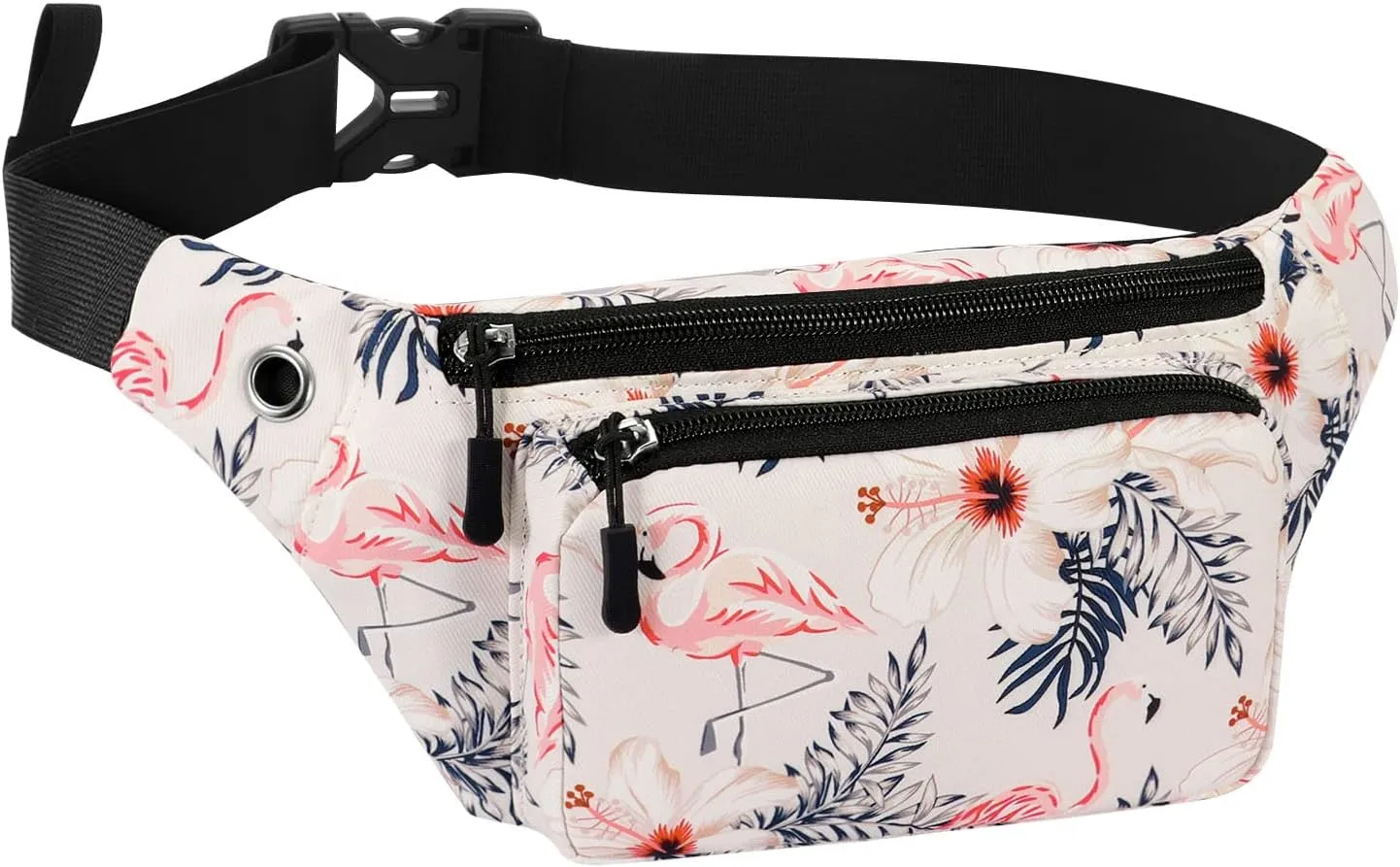 KAMO Fanny Pack, Waist Bag Sling Backpack Water Resistant Durable Polyester Small Waist Bag