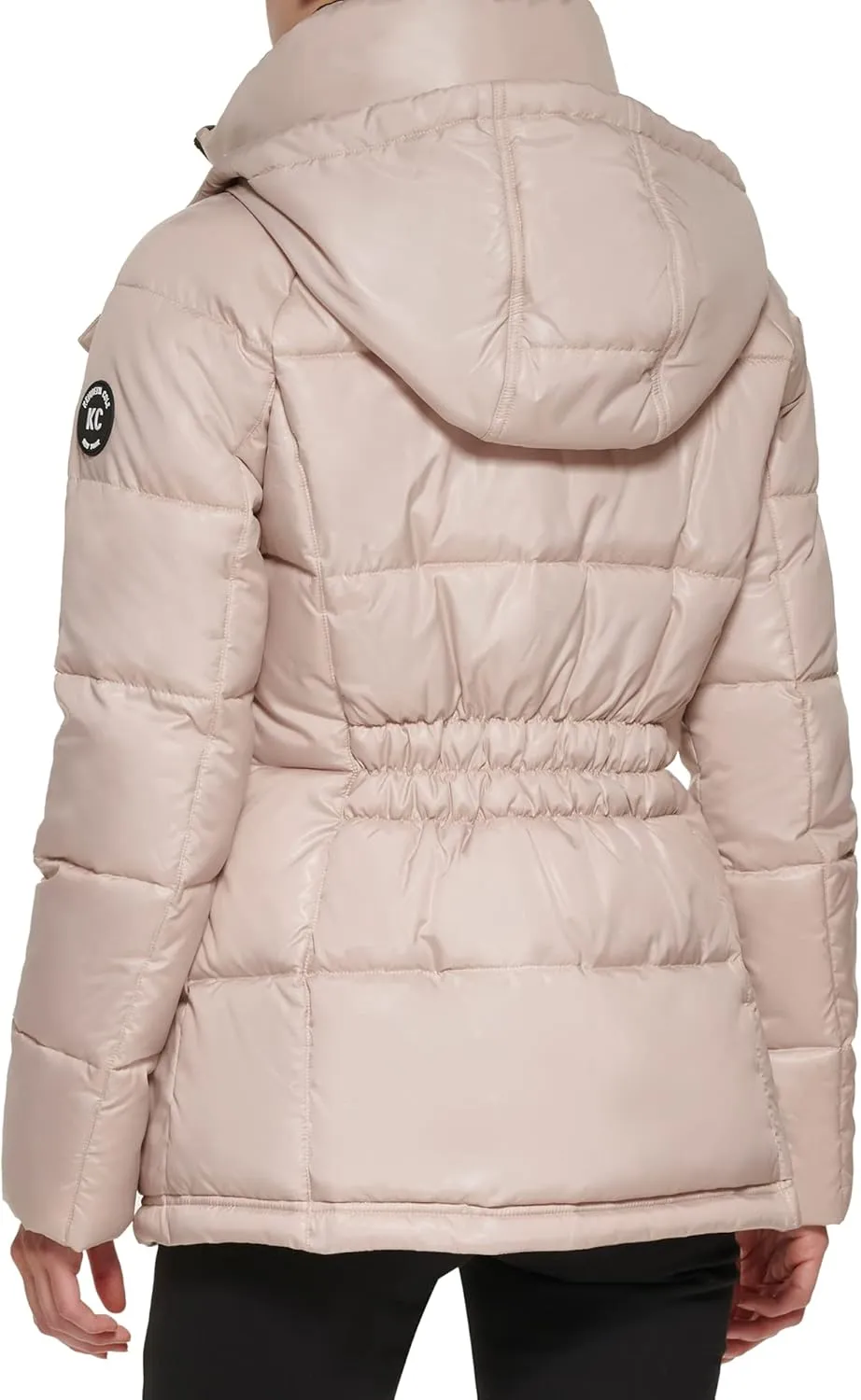 Kenneth Cole Women's Heavy Weight Stand Collar Down Puffer Jacket