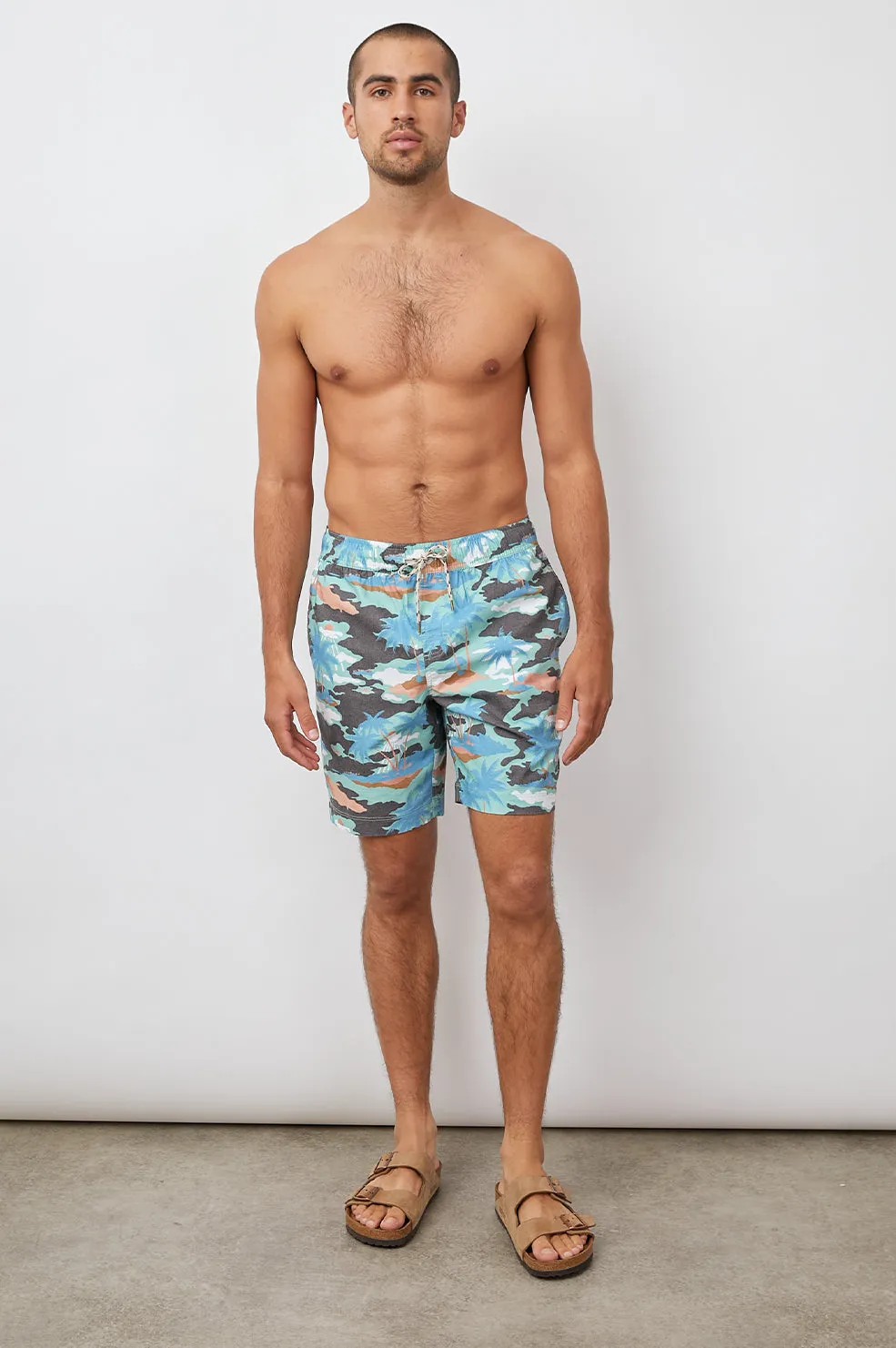 KIAN SWIM SHORT - LIFE'S A BEACH TWILIGHT