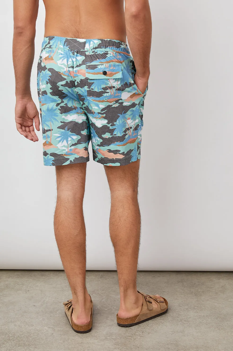 KIAN SWIM SHORT - LIFE'S A BEACH TWILIGHT
