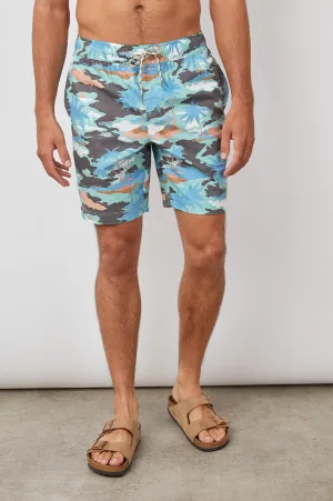 KIAN SWIM SHORT - LIFE'S A BEACH TWILIGHT
