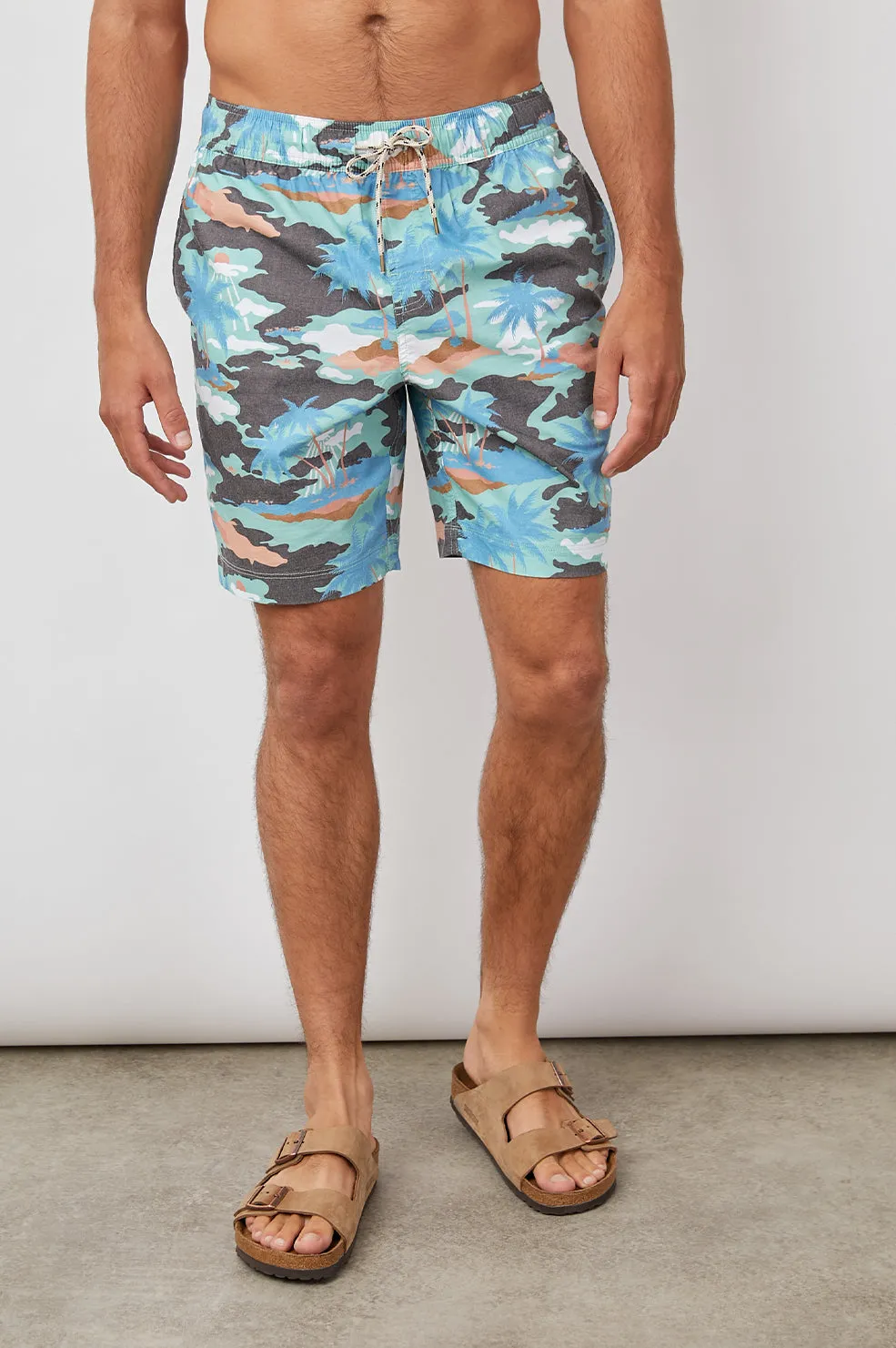 KIAN SWIM SHORT - LIFE'S A BEACH TWILIGHT