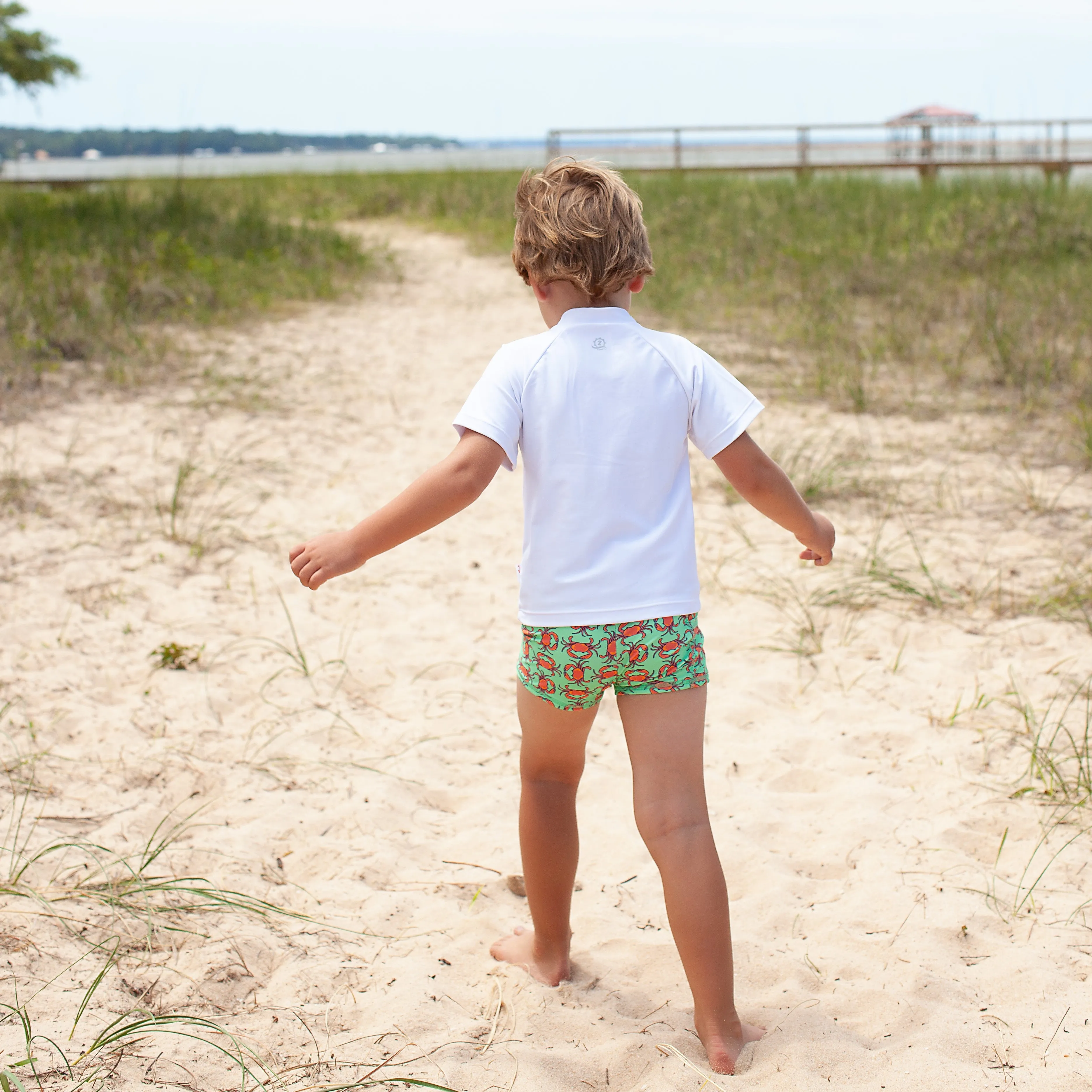 Kids Euro Swim Shorties | "Don't Be A Crab