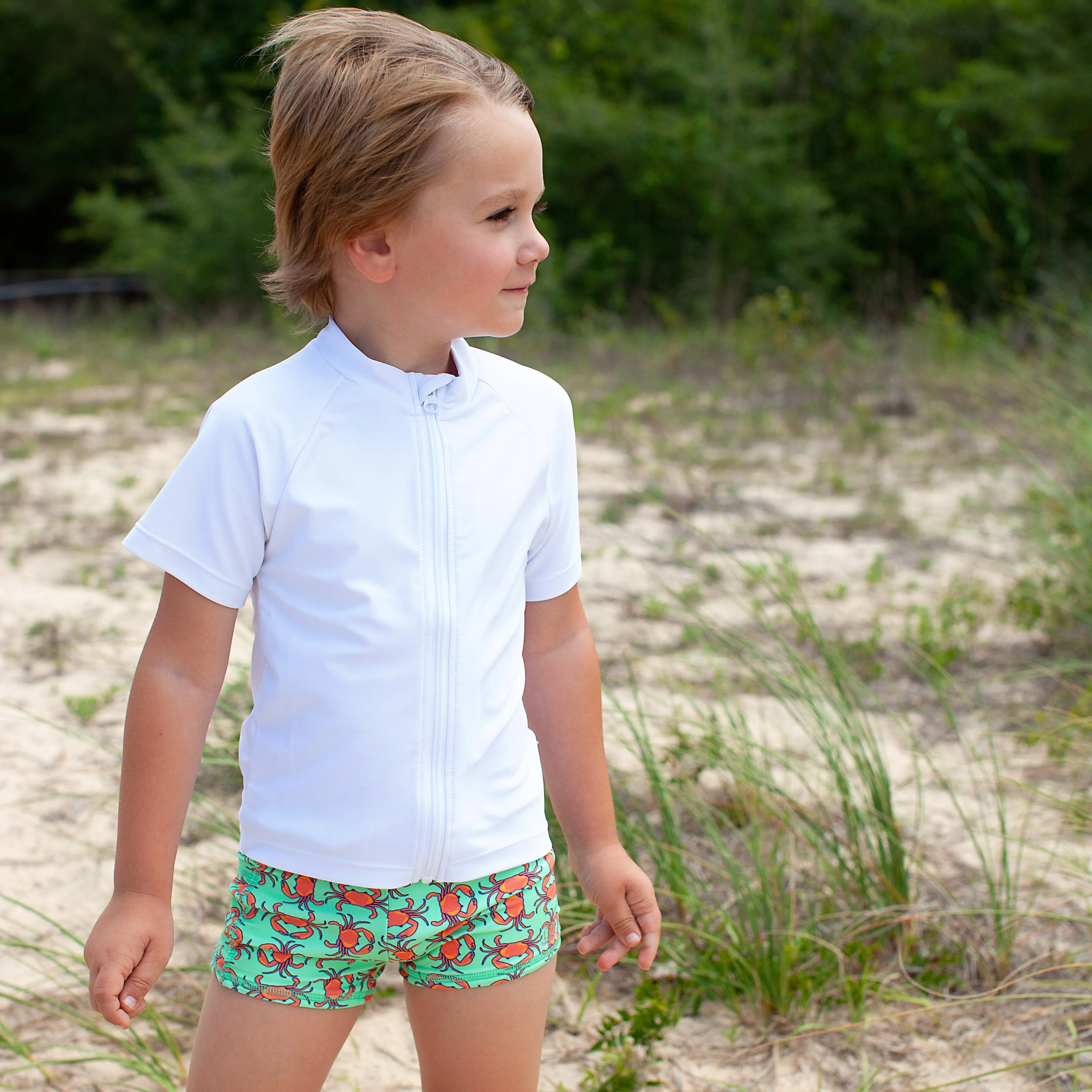 Kids Euro Swim Shorties | "Don't Be A Crab