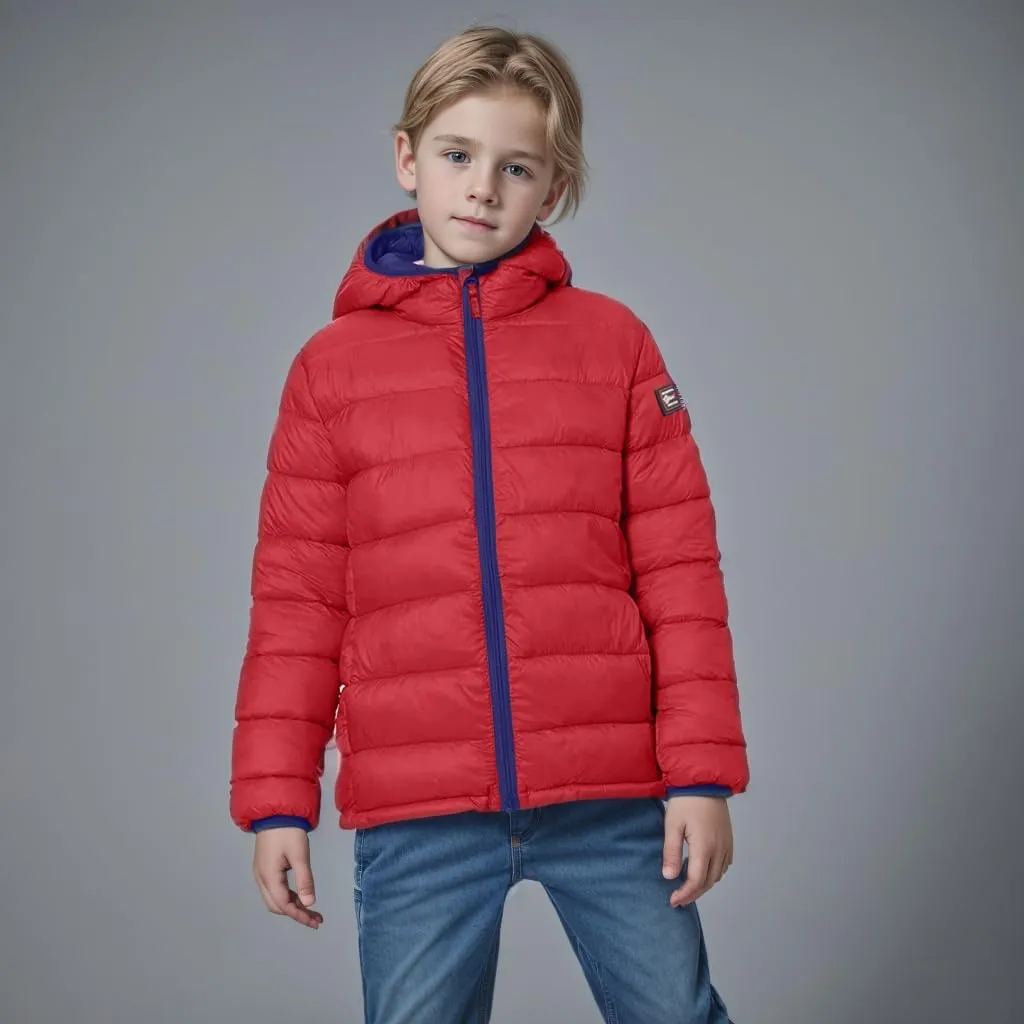 Kids Winter Coat - Lightweight Packable Puffer Jacket for Boys and Girls, 2T-18 Years, Machine Washable
