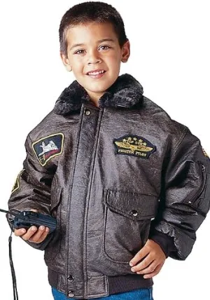 Kids WW11 Aviator Flight Jacket