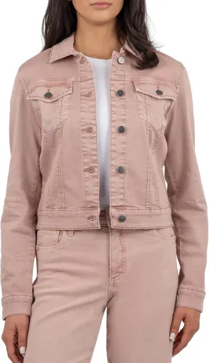 KUT from the Kloth Women's Julia Crop Jacket W/Drop Shoulder-Regular Waistband